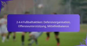 2-4-4 Fußballtaktiken: Defensivorganisation, Offensivunterstützung, Mittelfeldbalance